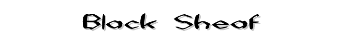 Black Sheaf font